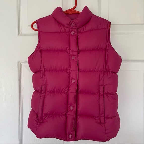 Lot of 3 Girl’s 4 Puffer Vests Children’s Place & Lands’ End Pinks / Brown EXC - Picture 12 of 15